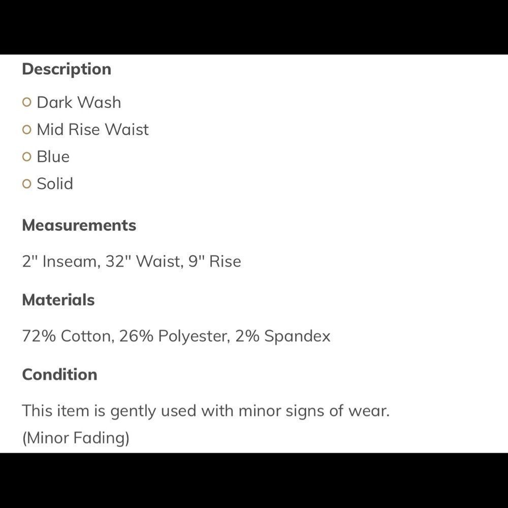 2.1 Denim shorts - Picture 3 of 3